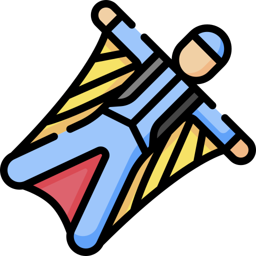 Wingsuit Special Lineal color icon