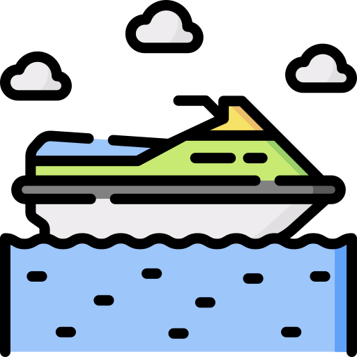 Jetski Special Lineal color icon