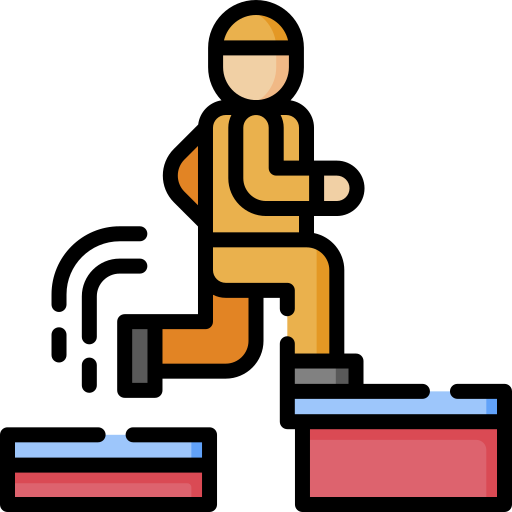parkour Special Lineal color icon