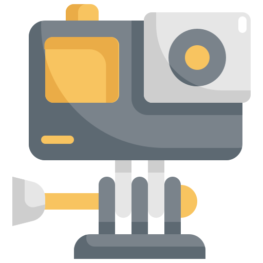 Action camera Generic Flat icon