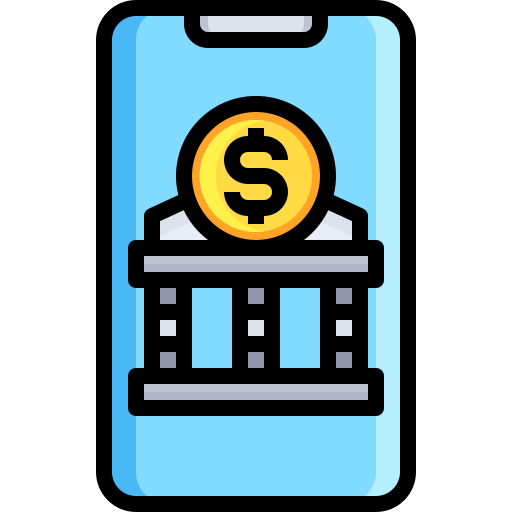 bankowość mobilna Justicon Lineal Color ikona