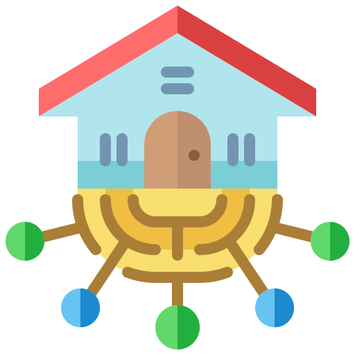 automatización del hogar Generic Flat icono
