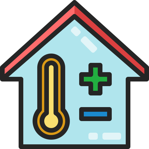 control de temperatura Generic Outline Color icono