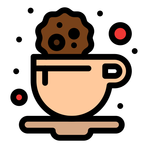 kaffeetasse Flatart Icons Lineal Color icon