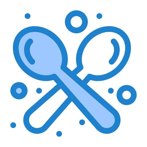 Fork Generic Blue icon