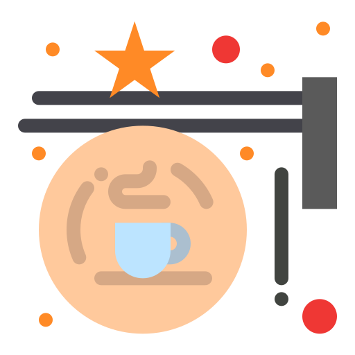 koffie Flatart Icons Flat icoon