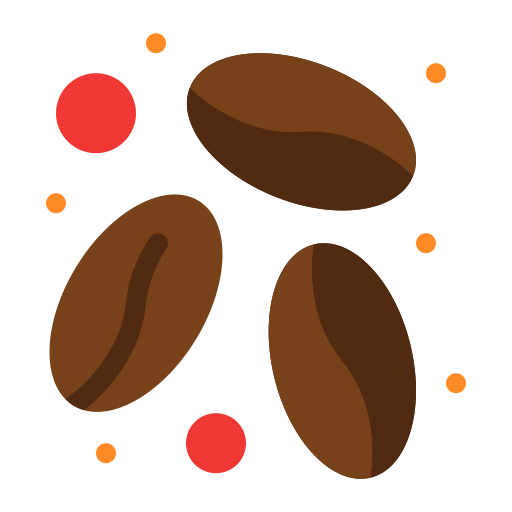 Coffee beans Flatart Icons Flat icon
