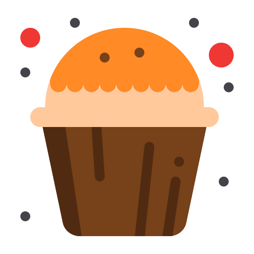 cupcake Flatart Icons Flat icoon
