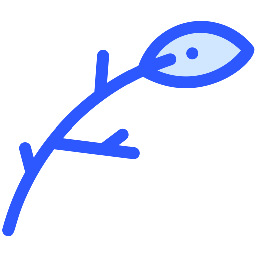 rama de árbol Generic Blue icono