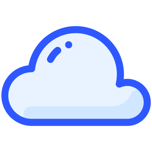 nube Generic Blue icono