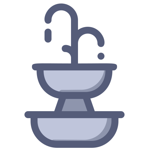 噴水 Generic Outline Color icon