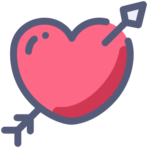 Heart Generic Outline Color icon