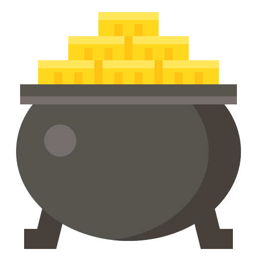 Gold pot Generic Flat icon