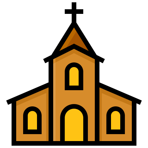 教会 Generic Outline Color icon