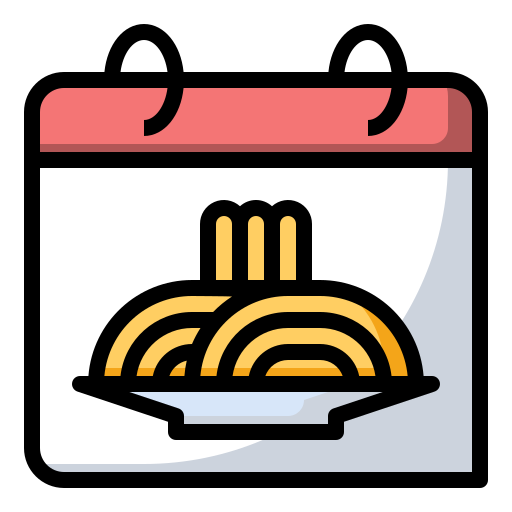 Pasta Generic Outline Color icon