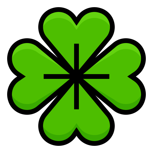 Clover Generic Outline Color icon