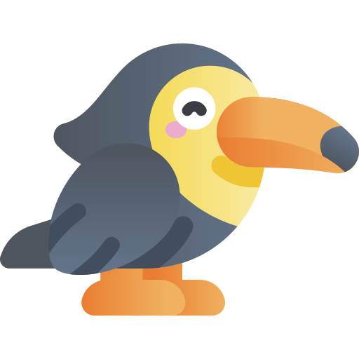 toucan Kawaii Star Gradient Icône