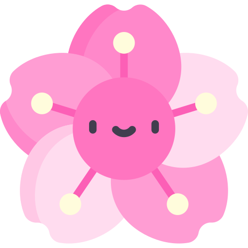 Flower Kawaii Flat icon