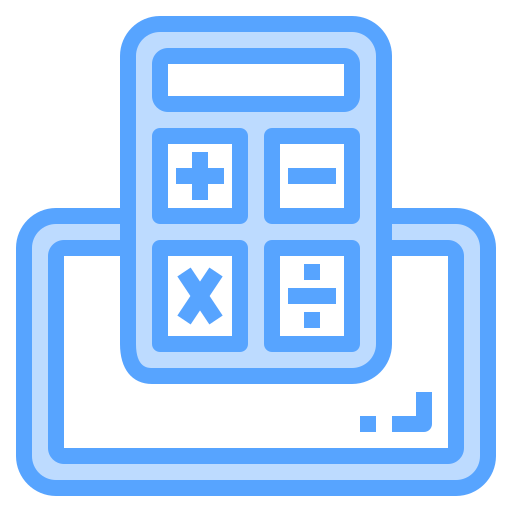 Calculation Catkuro Blue icon
