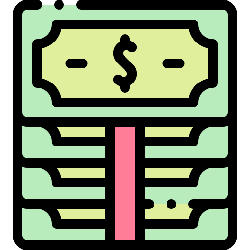 geld Detailed Rounded Lineal color icon