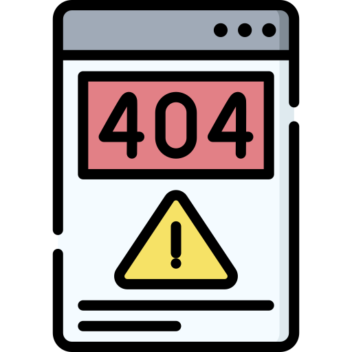 Error 404 Special Lineal color icon