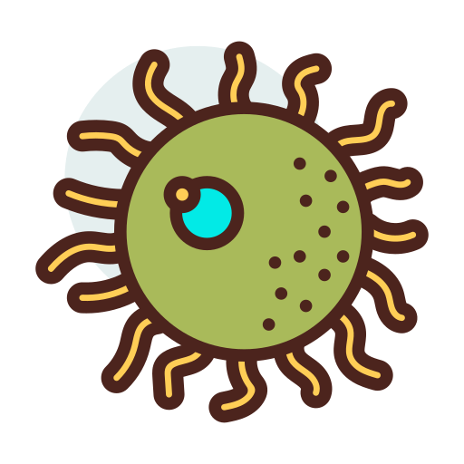Бактерии Darius Dan Lineal Color иконка