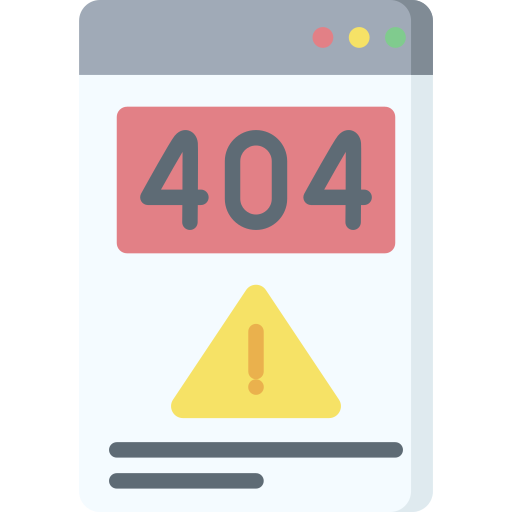 Error 404 Special Flat icon