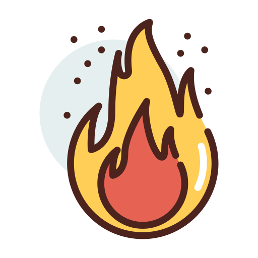 Flame Darius Dan Lineal Color icon