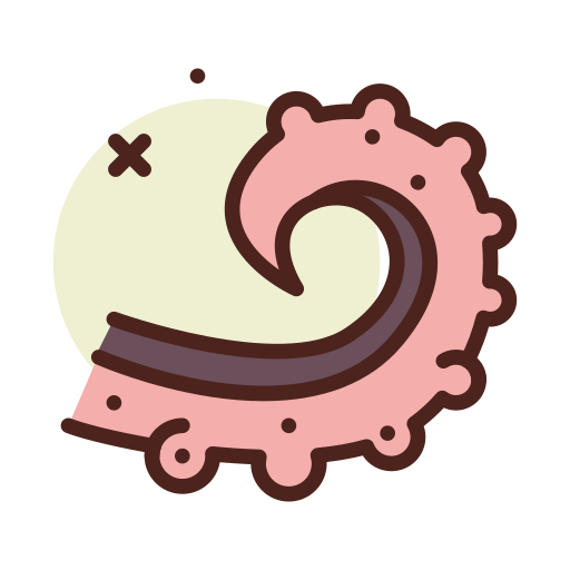 Octopus Darius Dan Lineal Color icon
