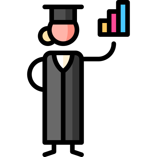 Learning Puppet Characters Lineal Color icon