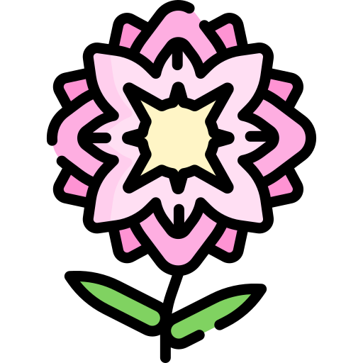 Цветок Special Lineal color иконка