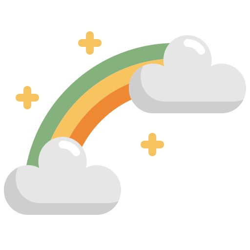 arco iris Generic Flat icono
