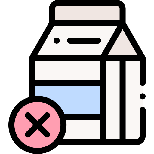 Dairy free Detailed Rounded Lineal color icon