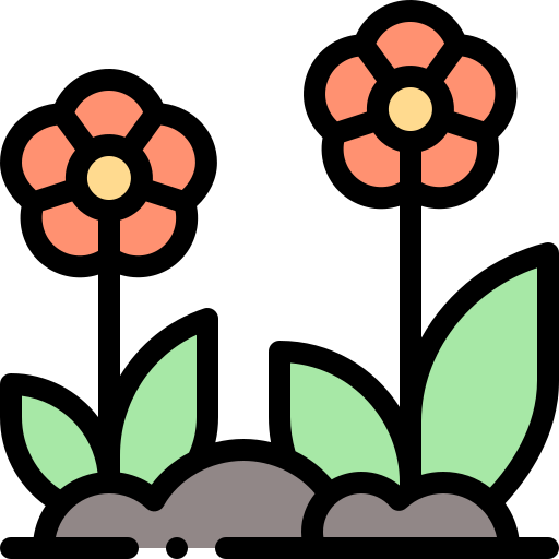 blumen Detailed Rounded Lineal color icon