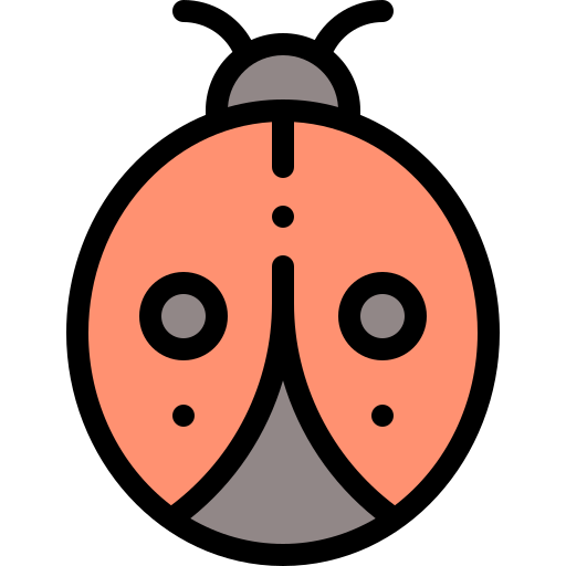 Ladybug Detailed Rounded Lineal color icon
