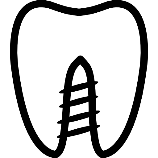 contorno del dente  icona