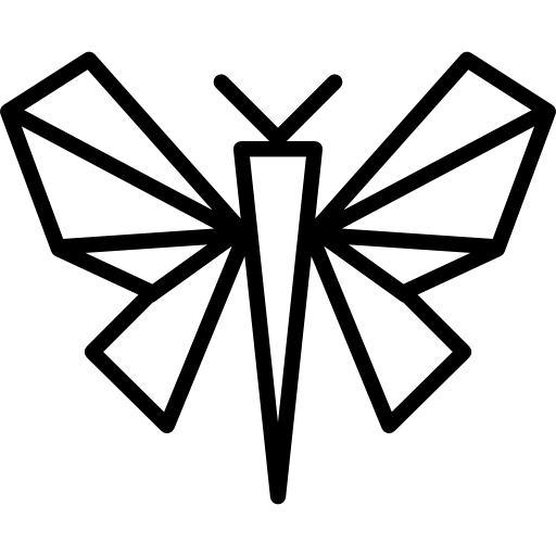 origami farfalla  icona