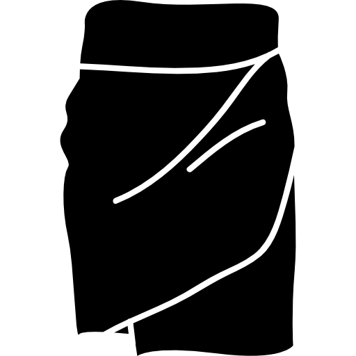 silhouette de jupe femme  Icône