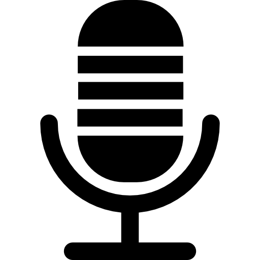 microfoon voor voicerecorder  icoon