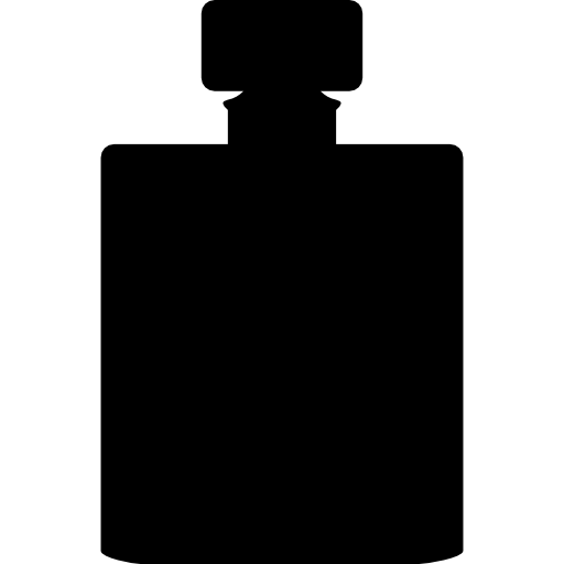 forme de bouteille noire  Icône