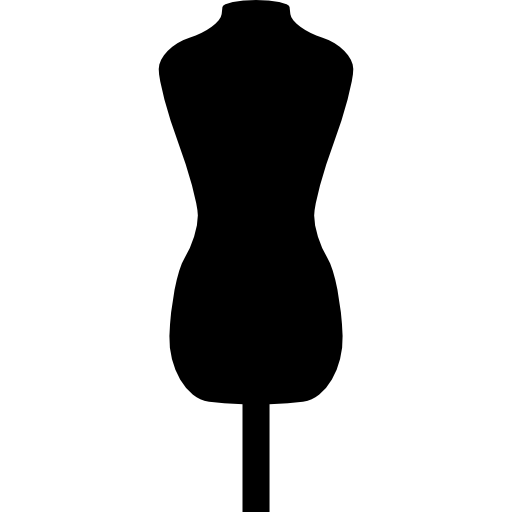 maniquí de alta costura  icono