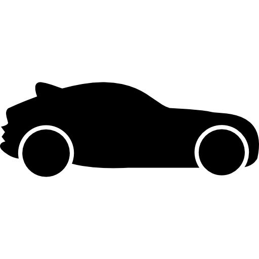 hatchback auto silhouet  icoon