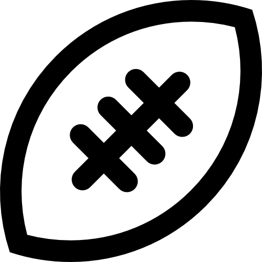 Rugby ball  icon