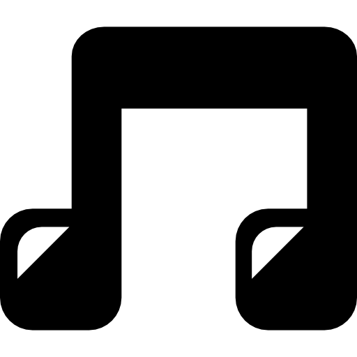 muzieknoot cartoon variant  icoon