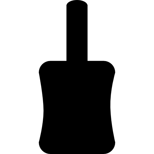 Nail polish bottle silhouette  icon
