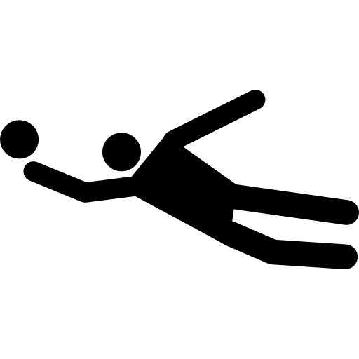 ボールを追いかけるゴールキーパー  icon
