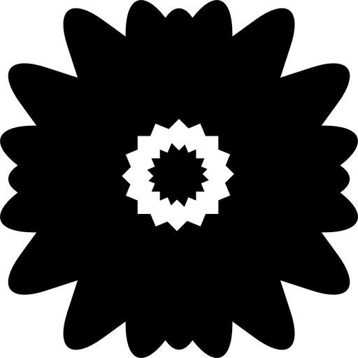 Flower with multiple petals  icon