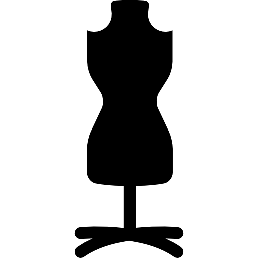 Mannequin with stand  icon
