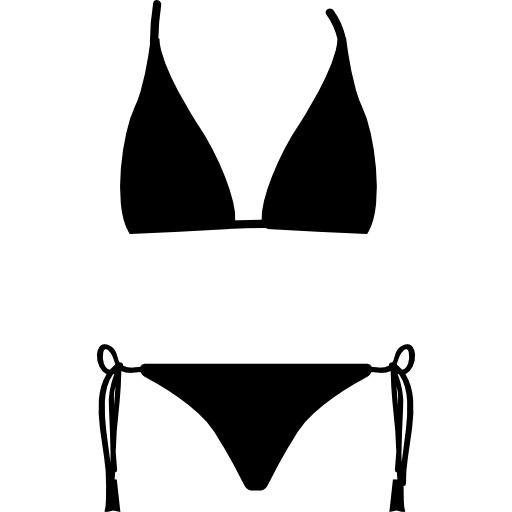 forma de bikini  icono