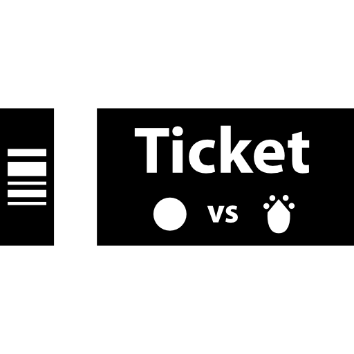 Football ticket  icon